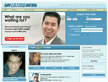 Tablet Screenshot of gaylatinodating.com